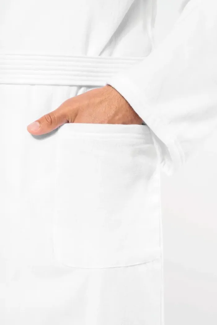 Accappatoio bagno Bio Spugna con Cappuccio