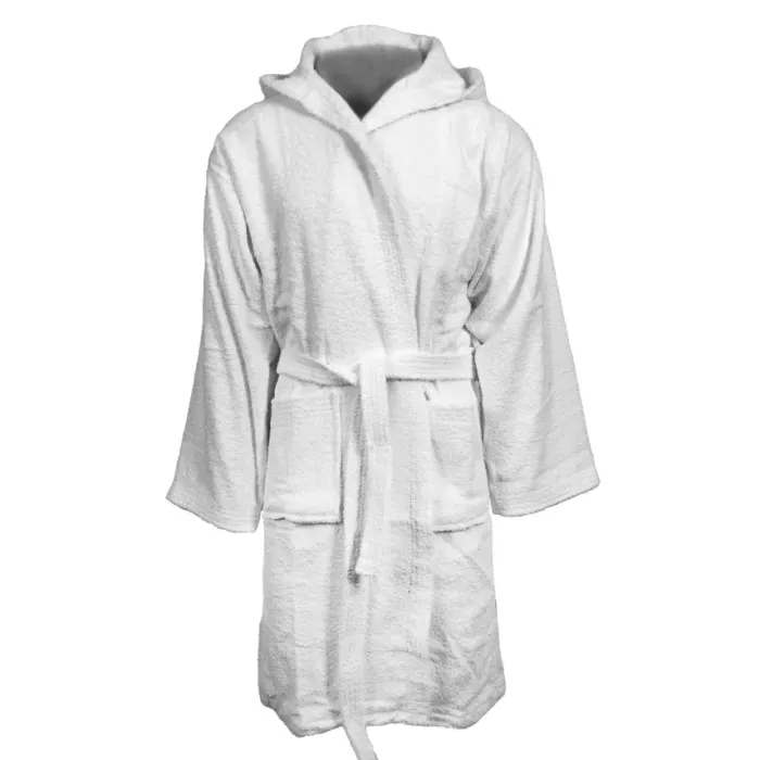 Accappatoio Unisex 100% Cotone con Cappuccio