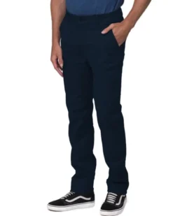 Adam Slim Chinos Uomo, Twill Stretch, Cotone Beige, Slim Fit