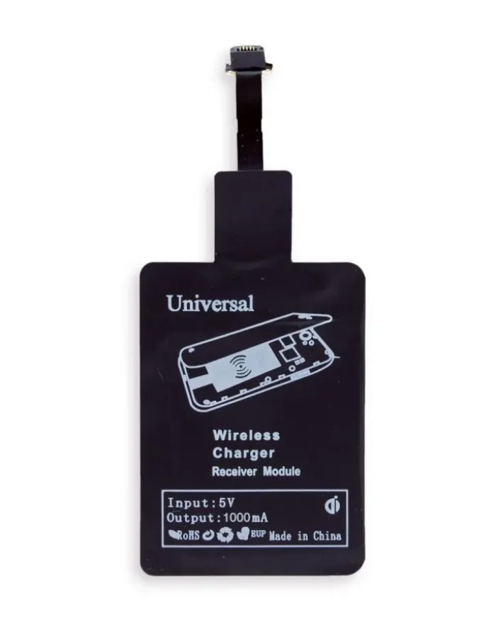 Adattatore Wireless Ricarica Rapida NERO TechWave Qi Universale