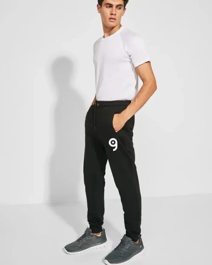 Adelpho Pantalone Sportivo Uomo, Cotone, Tasche Zip