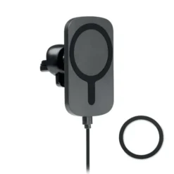 ADIA Caricabatterie Wireless Auto 10W Nero con Supporto Magnetico
