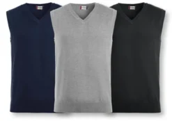 Adrian Gilet Uomo Cotone 100%, Scollo a V, Maglia Soft-touch