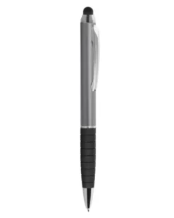 Advance Penna Touchscreen nera con grip gomma e dettagli cromati