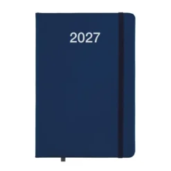 Agenda Settimanale 2027 PU Rigida 14,5x21 cm con Elastico