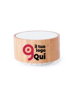 Altoparlante Denzel in bambù 3W Bluetooth® vivavoce radio FM