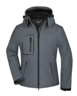 Aqua S Giacca Softshell Donna Invernale, Cotone 95%, 330g/m²