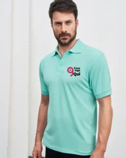 Aqua S Poloshirt Classic 100% Cotone Regular Fit