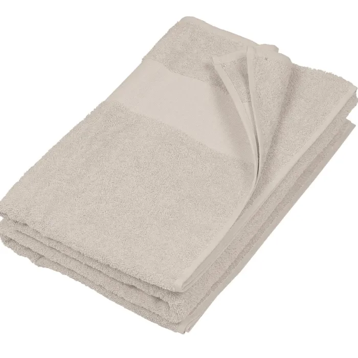 Asciugamano 100% Cotone Bio 100x50cm OEKO-TEX® 450g/m² Beige