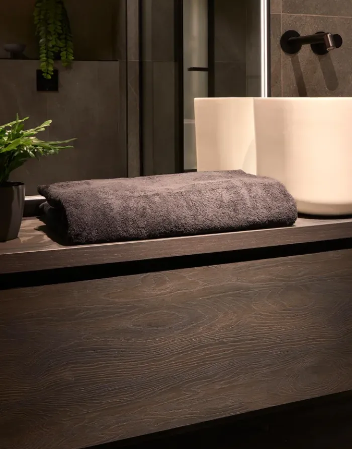 Asciugamano Seine 100% Cotone con Bordo Decorativo