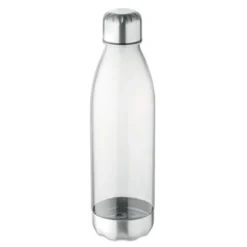 ASPEN Bottiglia Tritan 600ml Antigoccia Base Acciaio Inox Trasparente