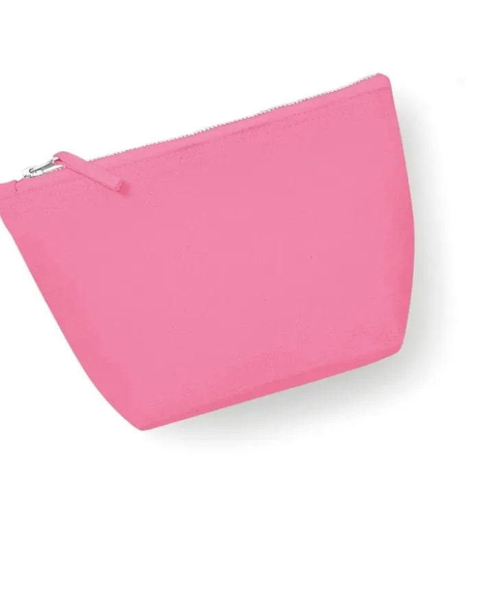 Astuccio grande in cotone canvas 100%zip tono su tono