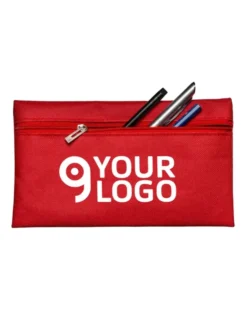 Astuccio in poliestere con zip resistente