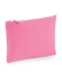 Astuccio medio in cotone canvas vintage 22x16 cm, zip metallo