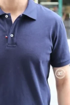ATF Pierrot Polo Bio Uomo 100% Cotone, Manica Corta