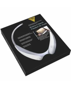 Auricolari Bluetooth V4.2 Metallo con Collarino e Mic