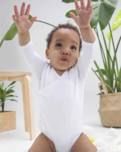 Baby Long Sleeve Kimono Bodysuit