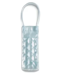 BACOOL Borsa Termica Trasparente con Gel, 1 Bottiglia, PVC, 25cm