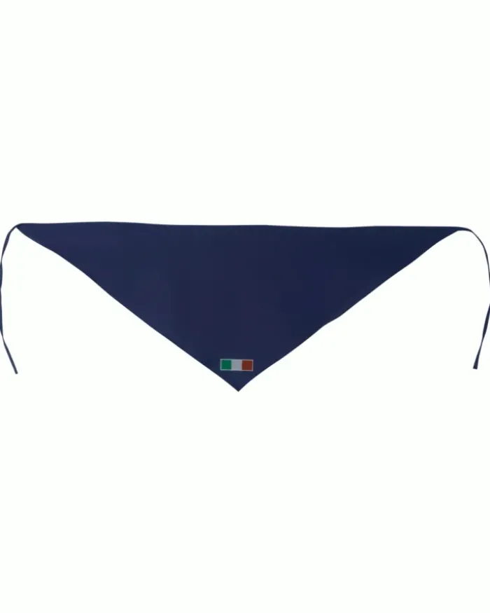 Bandana Italiana in cotone con tricolore ricamato