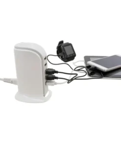 Baseus Stazione di ricarica 5 in 1 Nera, USB-C e Wireless Fast