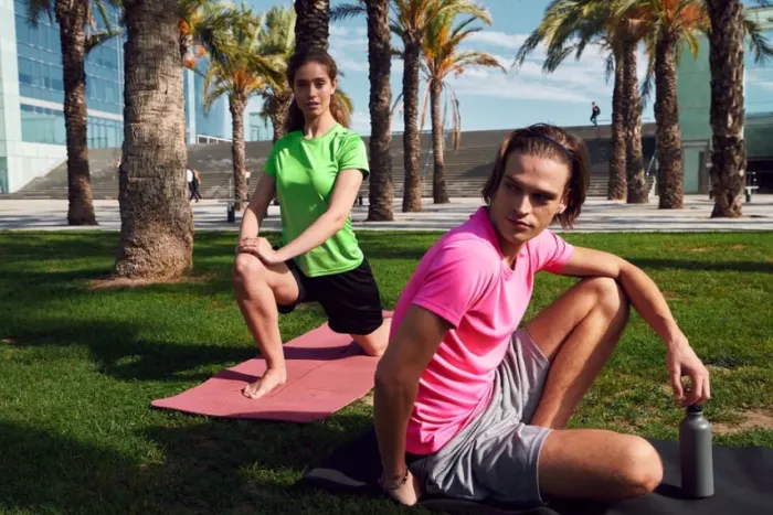 Basic Active-T uomo manica corta traspiranti