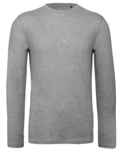 B&C Inspire LSL T Uomo Cotone Organico 140g Vestibilità Media