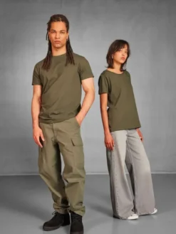 B&C Inspire Plus T-shirt uomo cotone bio, no label, medium fit