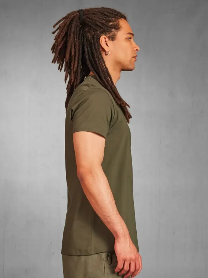 B&C Inspire Plus T-shirt uomo cotone bio, no label, medium fit