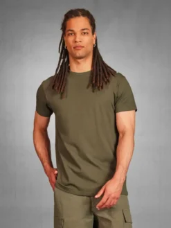 B&C Inspire Plus T-shirt uomo cotone bio, no label, medium fit