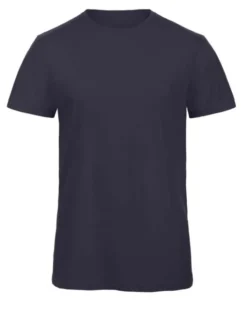 B&C Inspire Slub T-shirt Uomo Cotone Organico Melange 120g