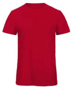 B&C Inspire Slub T-shirt Uomo Cotone Organico Melange 120g