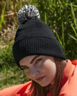Beechfield Berretto Recycled Snowstar® pom pom, 100% riciclato