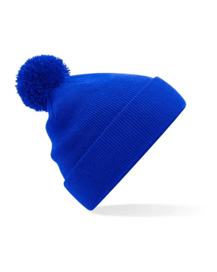 Berretto Junior Pom Pom in maglia doppio strato