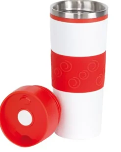 Bicchiere termico Arabica 400ml inox, silicone antiscivolo