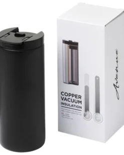 Bicchiere termico Lebou 360ml rame, doppia parete inox Avenue