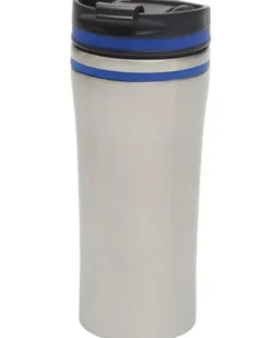 Bicchiere termico Liberica 400ml, acciaio inox colorato, coperchio