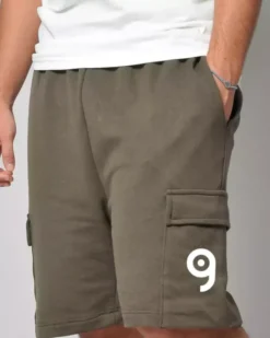 Billy Bermuda Cargo Uomo, 100% Cotone Ring Spun