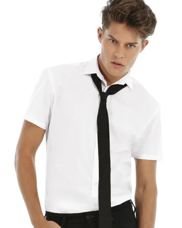 Black Tie SSL Camicia Uomo Popeline Stretch