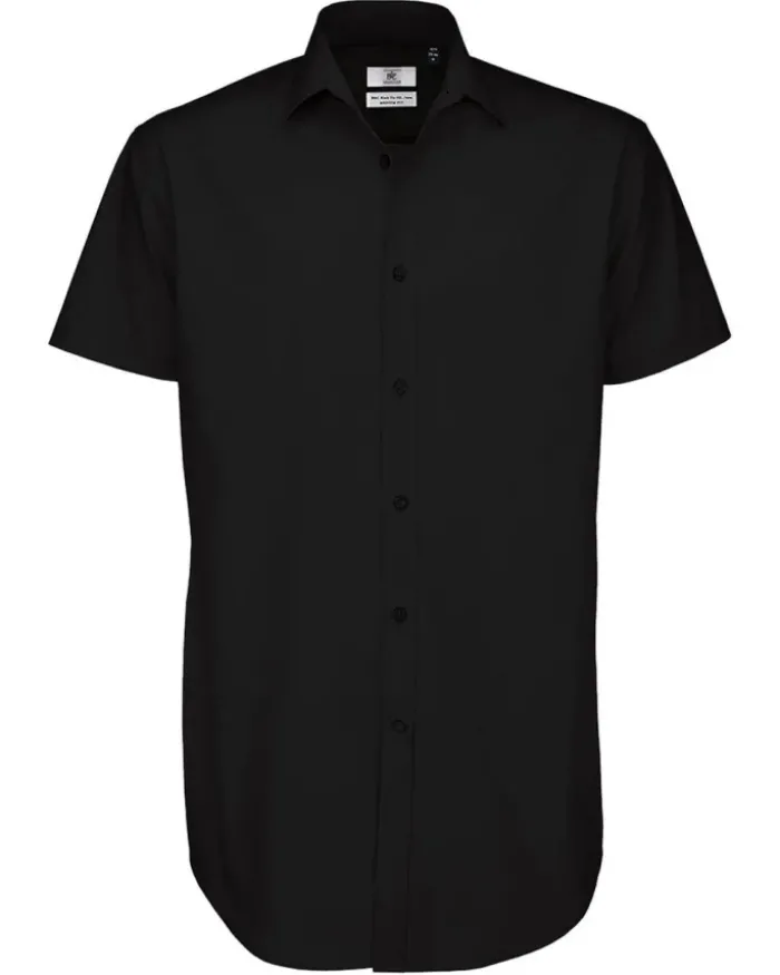 Black Tie SSL Camicia Uomo Popeline Stretch
