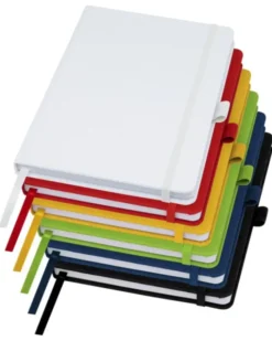 Blocco note A5 Honua in carta e PET riciclati con copertina grigia