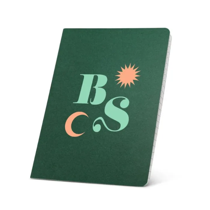 Blocco note A5 80 pagine righe copertina cartoncino 14x21 cm