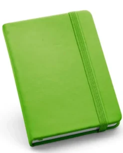 Block Note A6 in Similpelle Nera Rigida 80 Pagine -