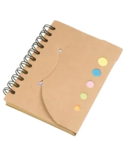 Block notes A7 BlockRecyc anelli, carta riciclata, fogli adesivi