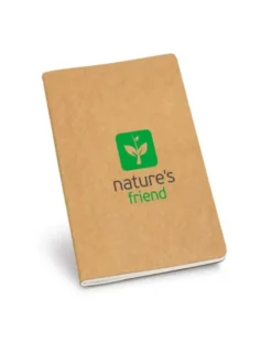 Block notes A5 eco-friendly con tasca interna, 40 fogli riciclati
