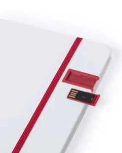 Block Notes Boltuk A5 con USB 16GB e Dettagli Colorati