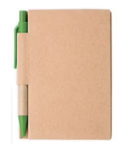 Block notes 80 fogli a righe con penna inclusa