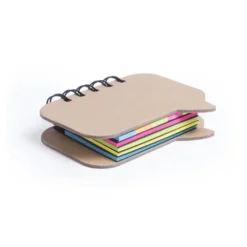 Block Notes Lazza a Fumetti in Cartone Riciclato con Post it