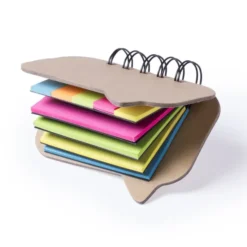 Block Notes Lazza a Fumetti in Cartone Riciclato con Post it