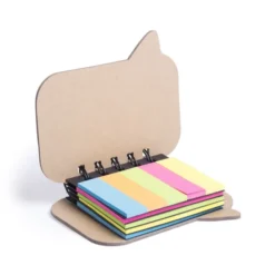Block Notes Lazza a Fumetti in Cartone Riciclato con Post it