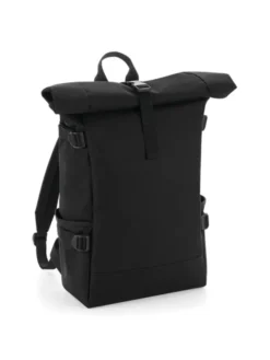 Block roll-top backpack